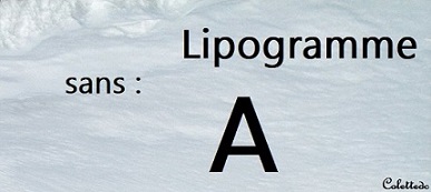 Lipogramme sans A
